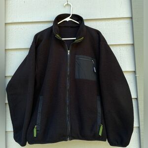 Patagonia Fleece Jacket, Men’s XL, Black